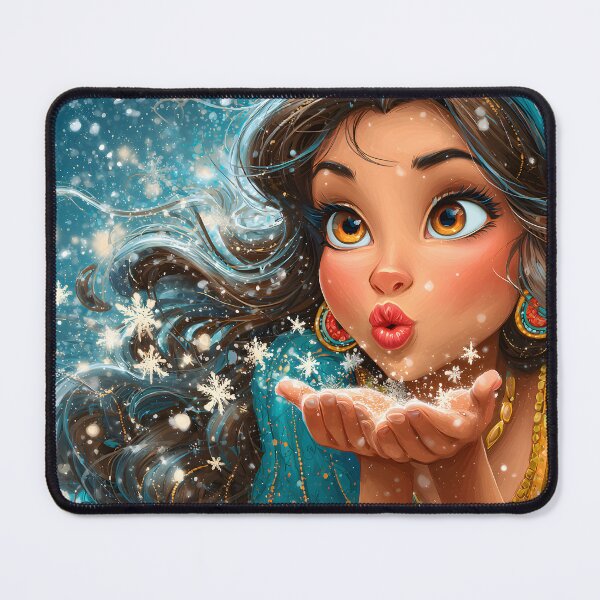 Item preview, Enchanting Winter Scene with Sparkling Snowflakes designed and sold by Artessie.