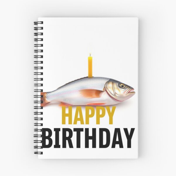 Item preview, Fish birthday cake funny prank meme gift weird designed and sold by CheeseBlueprint.