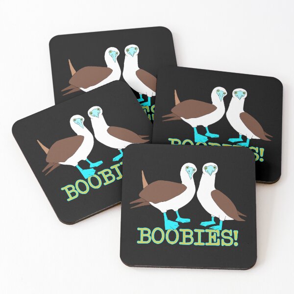 Item preview, Funny Blue Footed Boobies Birds designed and sold by HotHibiscus.