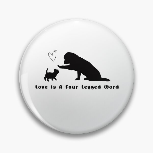 Item preview, Love is four a legged word designed and sold by sallyheaney.