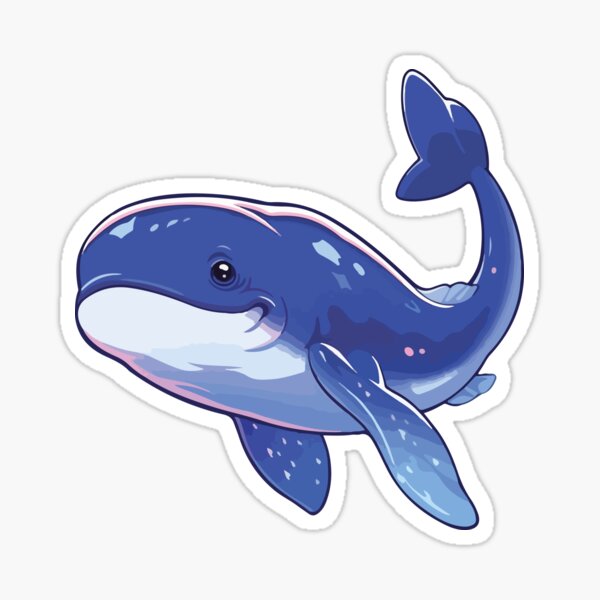 Item preview, aesthetic Blue whale designed and sold by BrownHorse90s.