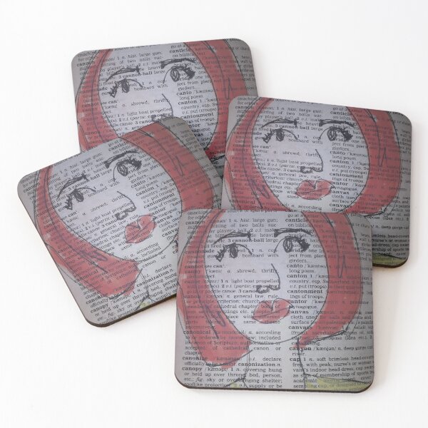 Item preview, Lady on text background  designed and sold by becky43art.