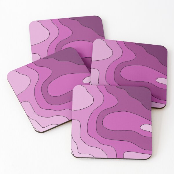 Item preview, Aesthetic pink wave pattern  designed and sold by TAbstractDesign.