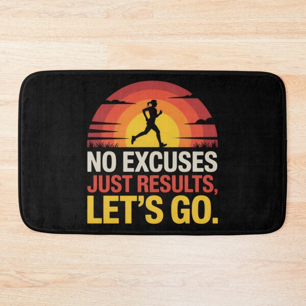 Item preview, No Excuses Mode – Motivational Gym Workout designed and sold by robyclub.
