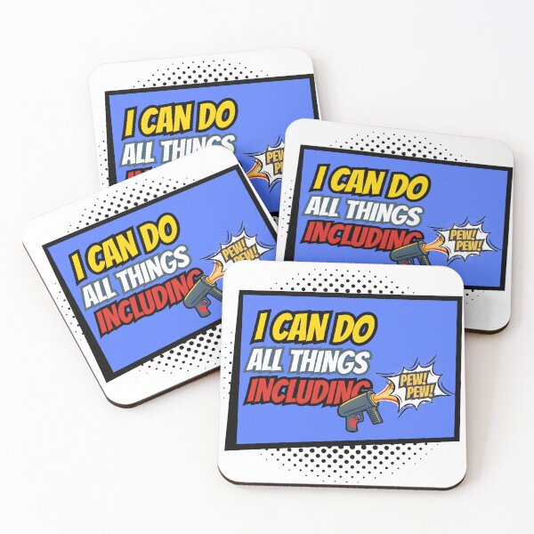Item preview, I Can Do All Things Including Pew! Pew! designed and sold by GiggleGooods.