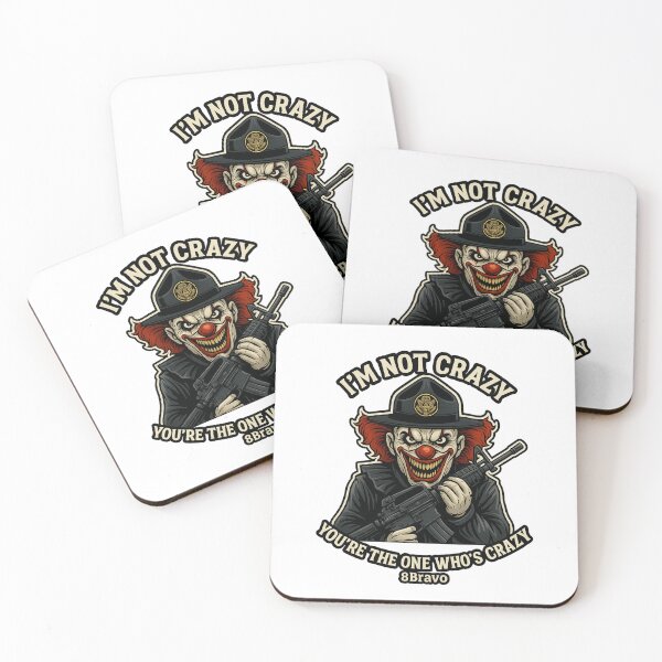 Item preview, Crazy clown with Air Force MTI tactical madness designed and sold by 8Bravo.
