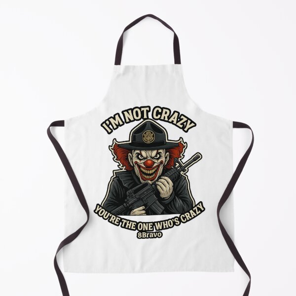 Item preview, Crazy clown with Air Force MTI tactical madness designed and sold by 8Bravo.