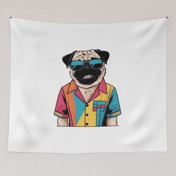 Item preview, Smiling Pug -  Beloved Dog designed and sold by Petsthetic.
