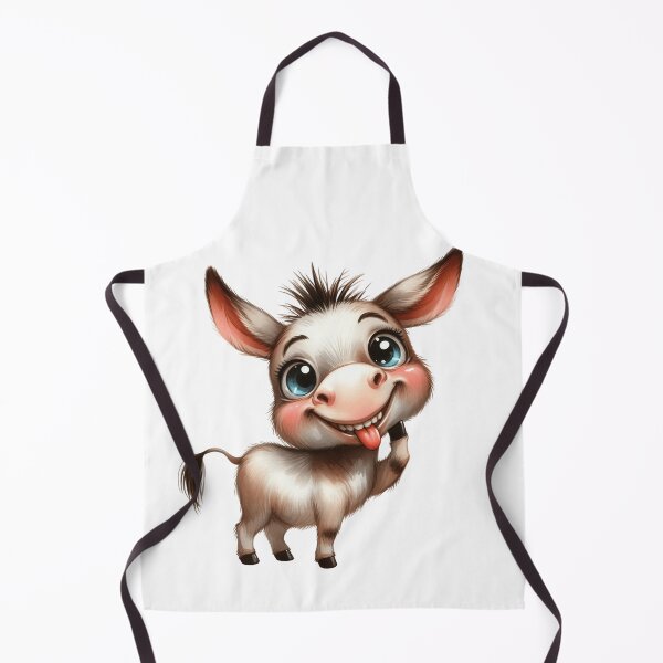 Item preview, Whimsical BABY DONKEY – Surreal Farm Animal Art designed and sold by WHITE FLAME PRINTS.
