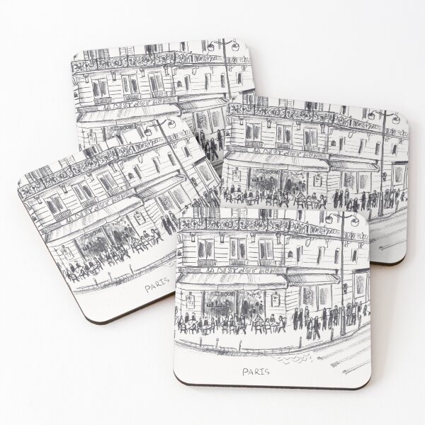 Item preview, Paris city street designed and sold by bokasin.