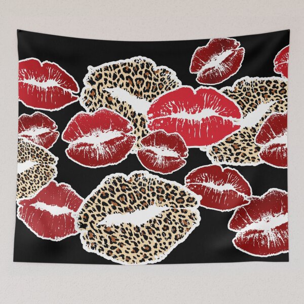 Item preview, Lips with leopard designed and sold by PMSNshop.