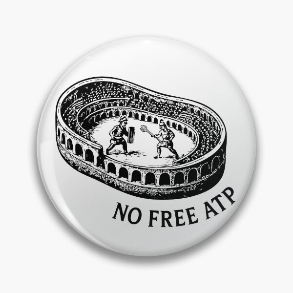 Item preview, No Free ATP – Gladiator Mitochondria Coliseum Art designed and sold by NiceGoodBetter.