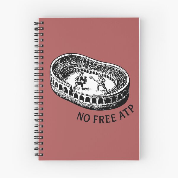 Item preview, No Free ATP – Gladiator Mitochondria Coliseum Art designed and sold by NiceGoodBetter.