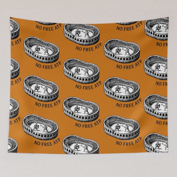 Item preview, No Free ATP – Gladiator Mitochondria Coliseum Art designed and sold by NiceGoodBetter.