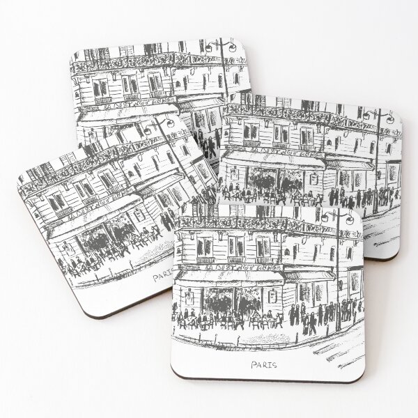 Item preview, Paris city street designed and sold by bokasin.