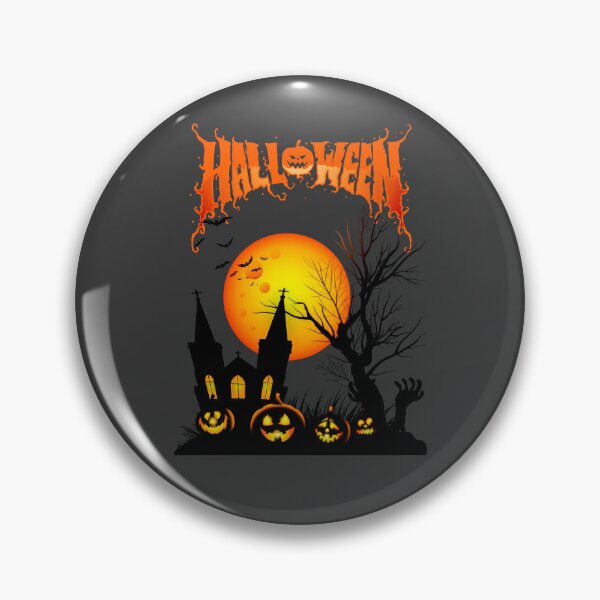 Item preview, Spooky Halloween Night Haunted House & Pumpkins Design designed and sold by MP-GRAPHIXS.