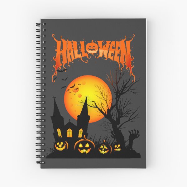 Item preview, Spooky Halloween Night Haunted House & Pumpkins Design designed and sold by MP-GRAPHIXS.