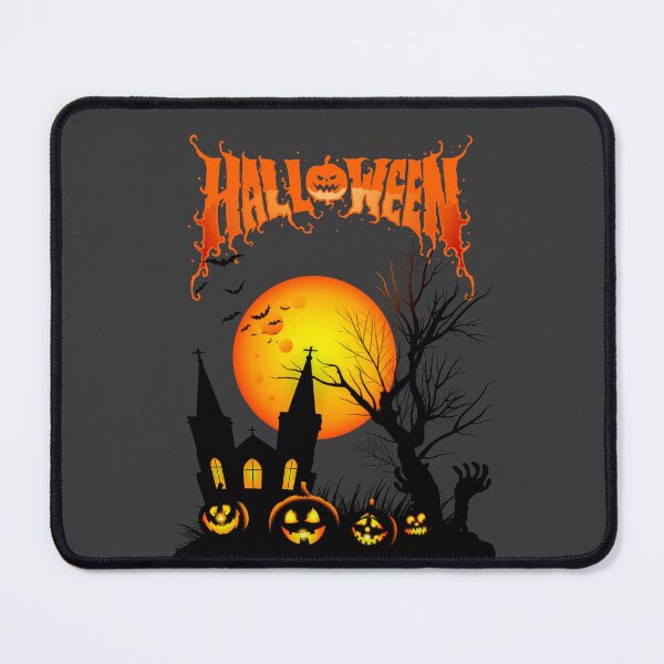 Item preview, Spooky Halloween Night Haunted House & Pumpkins Design designed and sold by MP-GRAPHIXS.