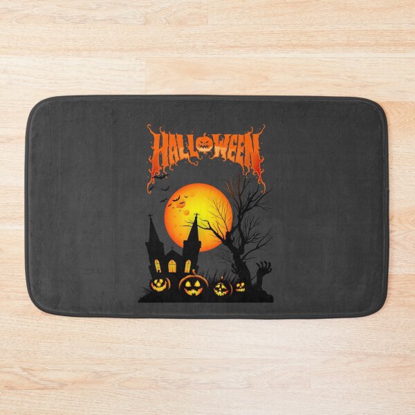 Item preview, Spooky Halloween Night Haunted House & Pumpkins Design designed and sold by MP-GRAPHIXS.