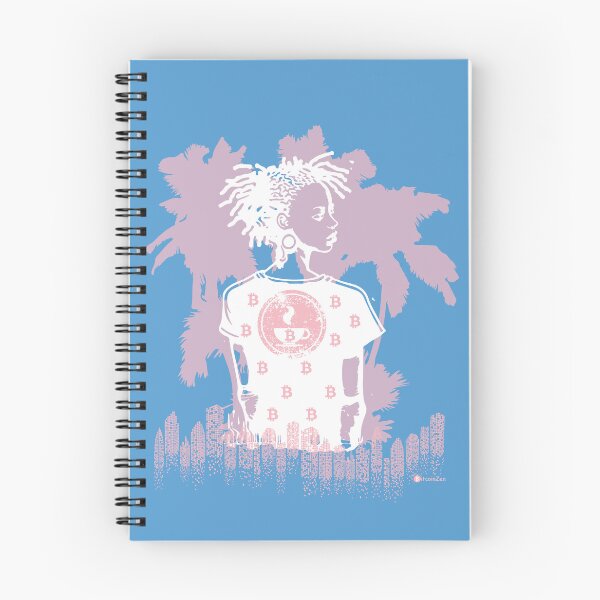 Item preview, Bitcoin & Coffee under Palm Trees - Pink designed and sold by Silvernuit.