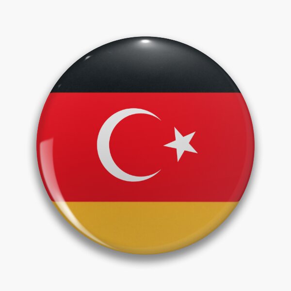 Item preview, Germany Turkiye Flag Merge Concept Design designed and sold by LineageFC.