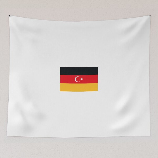 Item preview, Germany Turkiye Flag Merge Concept Design designed and sold by LineageFC.