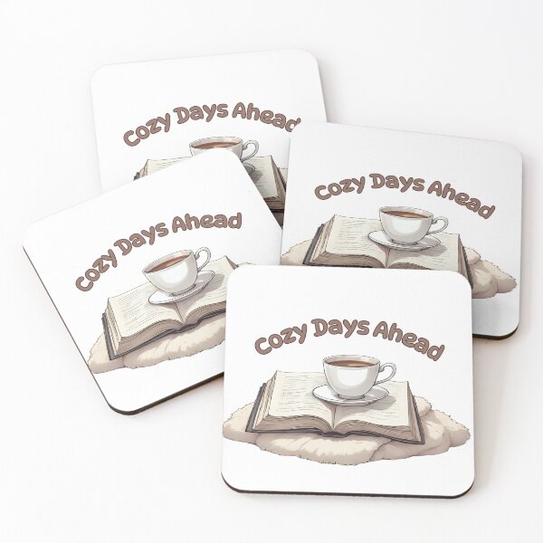 Item preview, Cozy Days Ahead – Tea, Books & Blanket Art designed and sold by Pixel--Threads.