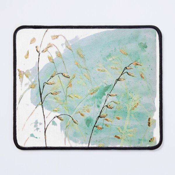 Item preview, Golden Harvest on Mint: A Minimalist Botanical Watercolor designed and sold by kkjustpaint.