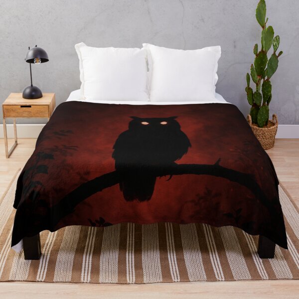 Item preview, The Mysterious Owl in Crimson Shadows designed and sold by optimusprime39.