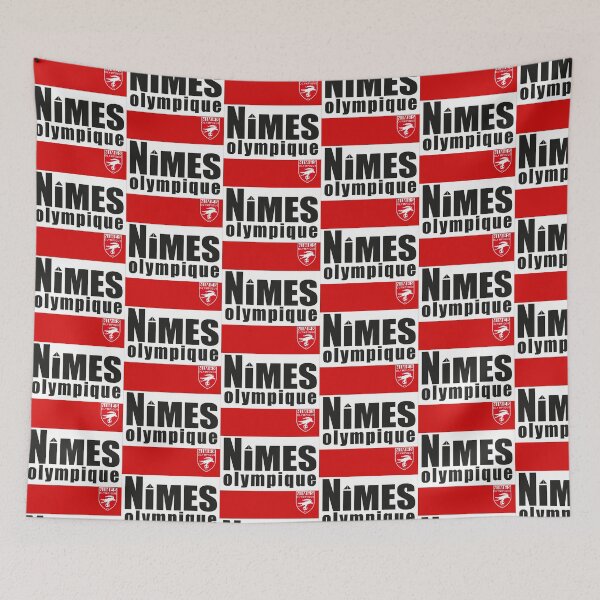 Item preview, Nimes Olympique retro supporter designed and sold by Olivoude.