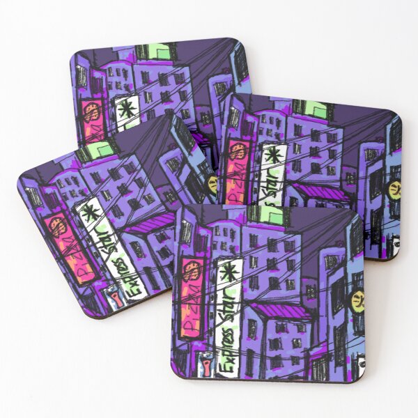 Item preview, Night Time Electric City  designed and sold by ArtbyShayne4u8.