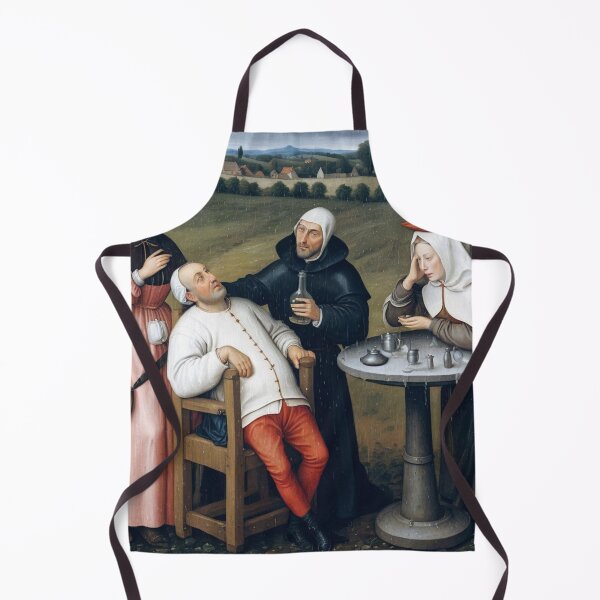 Item preview, An original oil painting of a medieval doctor with a patient. Bosch designed and sold by KALEIDOSCOPE UK.