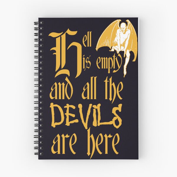Item preview, Hell Is Empty And All The Devils Are Here Yellow Text designed and sold by taiche.