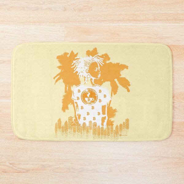 Item preview, Bitcoin & Coffee under palm trees - orange designed and sold by Silvernuit.