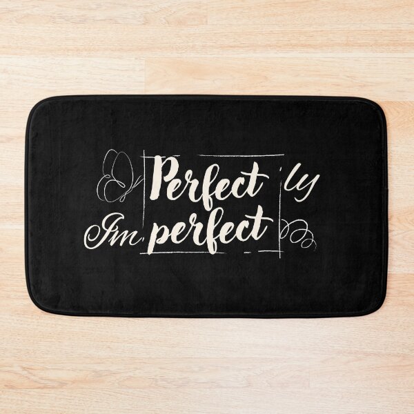Item preview,  Perfectly Imperfect – Inspirational Handwritten Design with Butterfly designed and sold by Cozyscribbles.