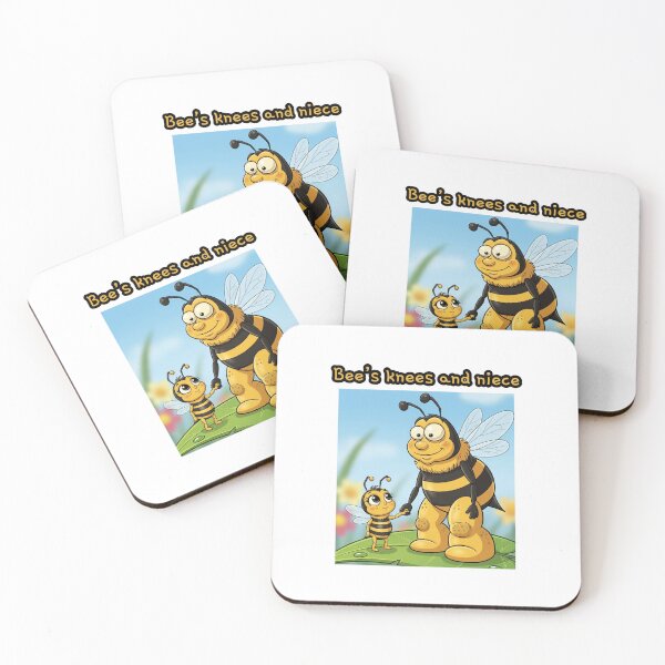 Item preview, Bee's knees and niece designed and sold by Pop, Culture and Stuff.