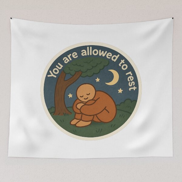 Item preview, You are allowed to Rest designed and sold by Felt & Spoken.