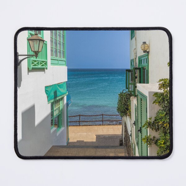 Item preview, Playa Blanca White Buildings and Blue Sea designed and sold by iCimages.net.
