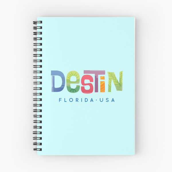Item preview, Destin Florida Tropical Typographic Design designed and sold by Futurebeachbum.