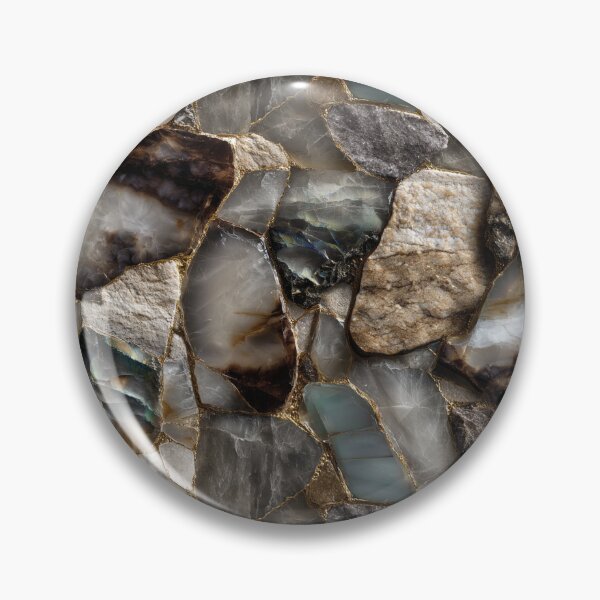 Item preview, quartzite granite lustrous quartz sandstone mosaic designed and sold by EarthenEmbers.