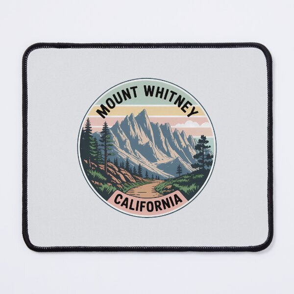 Item preview, Retro Mount Whitney California Sticker designed and sold by Horizon Tales.