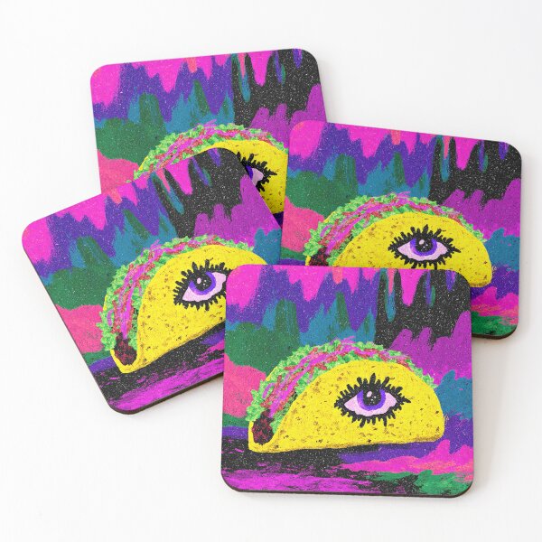 Item preview, Psychedelic All-Seeing Taco Vision designed and sold by bubblegoth.