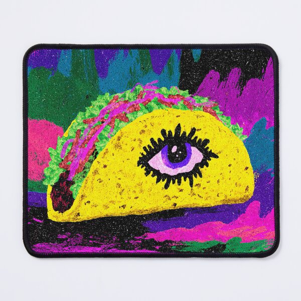 Item preview, Psychedelic All-Seeing Taco Vision designed and sold by bubblegoth.