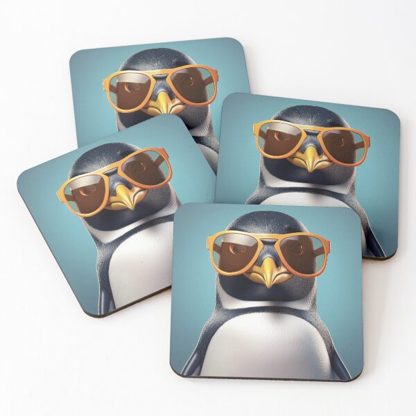 Item preview, Don't Forget Your Glasses - Penguin Swagger Arctic Cool designed and sold by Becky-Poppins.