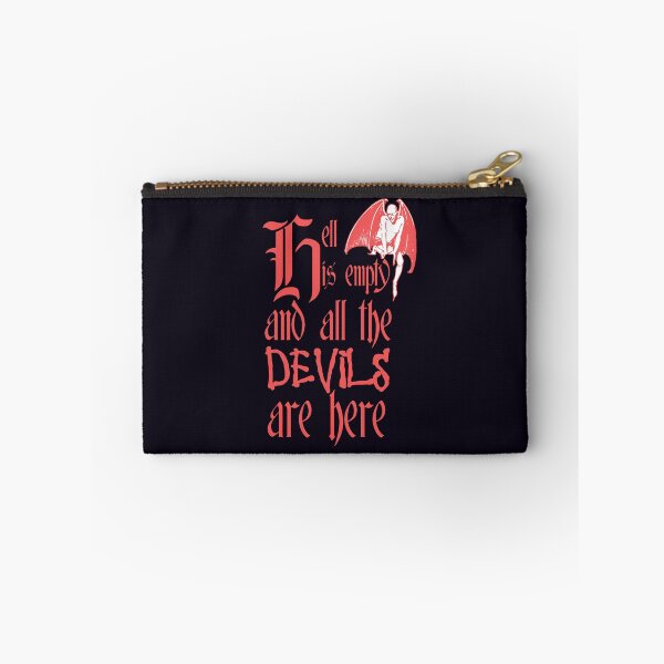 Item preview, Hell Is Empty And All The Devils Are Here Red Text designed and sold by taiche.