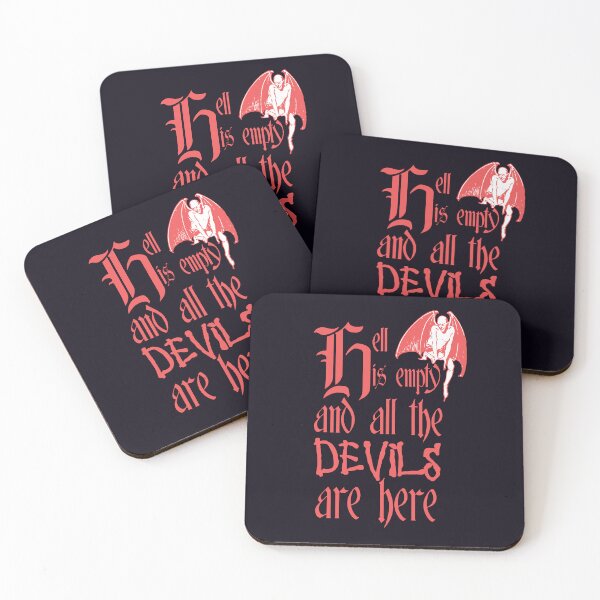 Item preview, Hell Is Empty And All The Devils Are Here Red Text designed and sold by taiche.