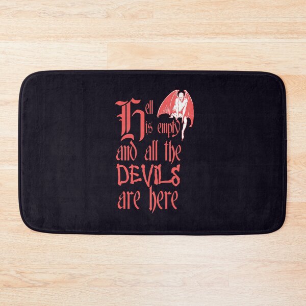 Item preview, Hell Is Empty And All The Devils Are Here Red Text designed and sold by taiche.