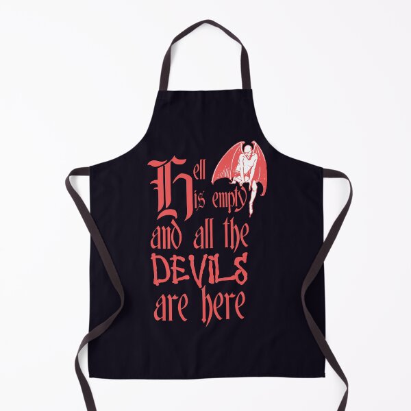 Item preview, Hell Is Empty And All The Devils Are Here Red Text designed and sold by taiche.