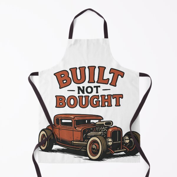 Item preview, Built Not Bought, Hot Rod Pride for True Wrench Warriors designed and sold by Automotive Art by Greg.