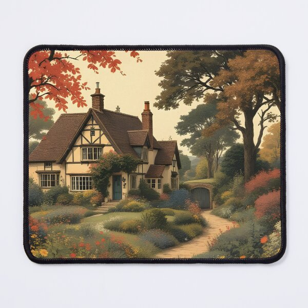Item preview, Enchanted English Cottage and Magic Flowers designed and sold by SoniaSarkali.